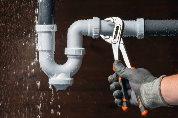 Professional Sewer Line Repair technician working in Webster, IN